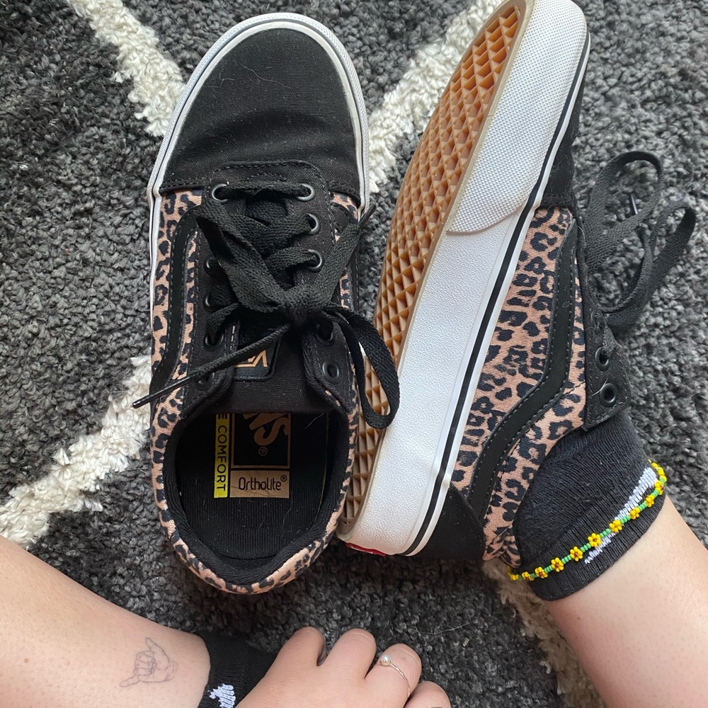 Cheetah Print Old Skool Vans
